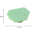 Miniatyrbillede 2 af 5: Magnetisk sømguide til symaskine, polygonal multifunktionel sømguide hemmer guide med skala grøn 2 stk