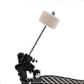 Miniatyrbild 3 av 5: Bastrumpedal med ulltrumstock Enkelkedjedrivsats för barnpresent