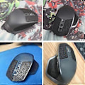 Miniatyrbillede 2 af 5: Hotline Games Musehud Anti-slip Grip Tape Museskøjter Sidestickers til logitech- Master 1/2S Mus Fugttransporterende
