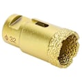 Miniatyrbillede 2 af 5: 32 mm diamant hulbor, M14 loddeåbner til marmor- og betonboring, højeffektive værktøjer til glat skæring