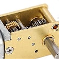 Pikkukuva 3 / 4: Turbo-kierukkavaihdemoottori, mikrokokoinen harjallinen DC 3V, pieni reduktio, 1 akseli kiinteällä istukalla, 30 RPM