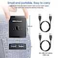 Pikkukuva 3 / 5: Usb 3.0 S Valitsin, Kaksisuuntainen 2 Sisään 1 Ulos / 1 Sisään 2 Ulos Usb Kvm Sarja