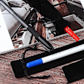 Miniatyrbillede 3 af 5: 100 stk. Pen Etui Snørepose Enkelt Pen H Pakke Ærme Til B