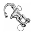 Miniatyrbillede 4 af 5: Bådkarabinhage, 2 stk. Svirvel Svirvel Snap Hook, Roterende Snap Hook til Sejlbåd Spinnaker Halyard (70mm)