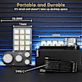 Miniatyrbilde 4 av 5: Tilpasset Makrotastatur 12 Taster 4 Knotter Mini USB Mekanisk Tastatur Programmering Makro Gaming Tastatur Hvit