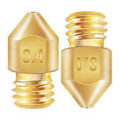 Pikkukuva 4 / 5: 6 KPL 3D-tulostimen messinkikupari-ekstruuderin suutin MK8 0,4 mm Creality CR-6 SE 3D-tulostimelle 1,75 mm filamentille