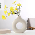 Miniatyrbillede 3 af 5: Nordisk Ringformet Vase, Nordisk Ringformet Vase Keramisk Blomstervase Moderne Dekorative Vaser Bygget til Professionelle