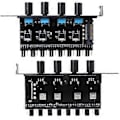 Miniatyrbillede 2 af 5: 1 til 8 Splitter 4Pin Køling PWM Blæser Strømforlænger Adapter 12V Strømforsyning