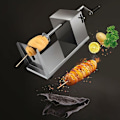 Miniatyrbillede 2 af 4: Spiral Kartofler Skærer, Rustfrit Stål Pommes Frites Skærer med Håndsving og Skridsikre Gummifødder til Frugt, Kartofler-Fei Yu