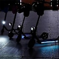 Miniatyrbilde 5 av 5: LED Stripelys Lommelykt RGB Bar Lampe for Xiaomi M365 Pro 1S Elektrisk Sparkesykkel For Ninebot Skateboard Langt Lys Blinkende Modell
