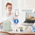 Pikkukuva 5 / 5: Kannettava tarratulostin P12 langaton Bluetooth jatkuva tarratulostin tarratulostuskone varastointiin toimistoon kotiin, A