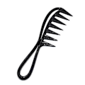 Miniatyrbilde 2 av 5: Bredtannet Kam Detr Y H Salong Hengslet Kam Massa For H Styling