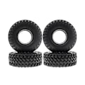 Miniatyrbilde 2 av 5: 4 stk. Crawler 2.2 Tommers Dekk Myke 128mm Dekk Med Skum For Axial Wraith Scx10 -4 2.2