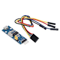 Miniatyrbillede 5 af 5: Microcontroller Programmeringsmodul, PL2303 Modul PCB Lille P Modul UART Modul Konverter Adapter Højintensitetsoutput