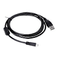 Miniatyrbillede 1 af 5: Kamera USB Datakabel UC-E6 Ledning 1.5M til Nikon Sanyo Pentax Med Magnetisk Ring