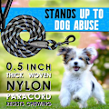 Miniatyrbilde 3 av 5: Hundehalsbånd med mykt polstret håndtak og sklisikkert tau for hundetrening for valper, små, mellomstore og store hunder Egnet for løping, jogging
