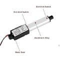 Miniatyrbillede 2 af 5: Mikro-lineær aktuator, 2 tommer slaglængde, 90N/20,3Lb, Hastighed 9,5 mm/S Elektrisk vandtæt aktuatormotor lineær aktuator 12V