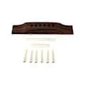 Miniatyrbild 5 av 5: Gitarr Stall Pins Sadel Översadel för Folk 6-strängad Gitarr Ersättningsdel