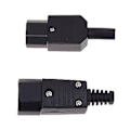 Miniatyrbillede 2 af 5: 250v 10a Konnektor Iec 320 C14 Stik Til C13 Stikdåse