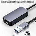 Miniatyrbilde 5 av 5: Ethernet Adapter USB 3.0 til 2.5G Nettverk RJ45 Ekstern Nettverkskabel