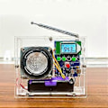 Miniatyrbilde 5 av 5: FM Radio Mottaker Elektronisk Loddesett LCD Skjerm DIY Elektronisk for Selvmontering og Loddepraksis, B-Kit