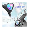 Pikkukuva 5 / 5: Lasten kuulokkeet mikrofonilla/rgb Led-valolla, Bluetooth-kuulokkeet tabletti/koulu//älypuhelin-musta