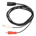 Miniatyrbillede 5 af 5: DIN 7 Pin Hun til Dobbelt RCA Han Kabel 1,5 m Fleksibelt Plug and Play Lydadapterkabel til Lydudstyr