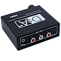 Miniatyrbild 3 av 5: Hifi Dac Förstärkare Digital Till Analog Ljudomvandlare Rca 3.5mm Hörlursförstärkare Toslink Optisk Koaxial