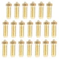 Miniatyrbillede 1 af 5: 20 stk. Messingdyser Kit til 3, 3D Printer 8 stk. 0,4 mm og 3 stk. 0,2 mm, 0,6 mm, 0,8 mm, 1,0 mm Dyser Kit