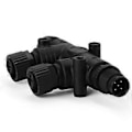 Miniatyrbilde 5 av 5: NMEA 2000 T-kobling 4 Port 5Pin M12 Gjenge IP67 NMEA 2000 (N2k) (T-stykke) T-kobling for