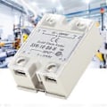 Miniatyrbilde 3 av 4: Solid State Relé Kontaktløs Bryter DC AC SSR med Aluminium Kjøleribbeplate SSR-10 DA H