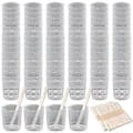 Miniatyrbillede 1 af 2: 100 stk. 30 ml/2 oz Plast Graduerede Kopper Transparent Skala Kopper Klare Epoxy Blandingskopper med 100 stk