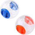 Miniatyrbillede 1 af 5: Hamsterbold, 2 stk. Træningsbold til små dyr Hamsterbold Minibold, plastik Transparent bærbar kæledyr Legetøj til dyr, 12 cm (blå+gul)