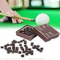 Pikkukuva 2 / 5: 50 kpl/laatikko 12 mm Biljardiklubin Pääsarja, Amerikkalainen Yhdeksän-Cue Snooker B