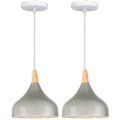 Miniatyrbillede 1 af 5: Moderne enkel loftslampe indendørs pendellampe justerbar lysekrone til ø-bar cafe 2 stk sølv