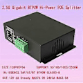 Pikkukuva 3 / 5: 2.5G 1000M Gigabit IEEE802.3 BT HI Power PoE -jakaja 72W 48V - 12V Power over Ethernet IP-kameralle/ WIFI6/7/8