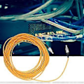 Miniatyrbillede 3 af 4: 10m FC/UPC til FC/UPC Single Mode Optisk Fiber Patch Kabel Ledning Jumper Gul