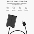 Miniatyrbilde 3 av 5: -13l Dummy Batteri Med Usb-a Adapter Dc Kobling For G7x2 G7x3 G5x2 G9x2 G1x3 G5x G9x Sx620 Sx720 S