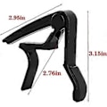 Miniatyrbilde 2 av 4: 2 Capo Gitar Triggere For Akustisk, Elektrisk Gitar, Ukulele, Banjo, Folkegitar, Instrument