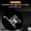 Miniatyrbild 2 av 5: Usb 3.1 Typ C Pcie Expansionskort Pci-e Till 1 Typ C Och 2 Typ A 3.0 Usb Adapter Pci Controller Hu
