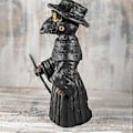 Miniatyrbillede 1 af 5: Krage Røgelsesbrænder Sort Krage Keglebrænder Håndlavet Desktop Resin Ornament Keglebrænder Figur til Boligindretning Værelse