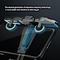 Miniatyrbilde 5 av 5: F4 Falcon Mobil Spillkontroller For Pubg Kondensatorhåndtak Joystick For Android Telefon Gamepad