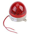 Miniatyrbillede 2 af 5: 1 stk. Rød LED Flash Advarselslys Nødlys til Køretøj Brandbekæmpelses Beacon Lampe 110V