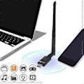 Miniatyrbilde 2 av 5: USB3.0 LAN-adapter 2.4/5Ghz AC1300 WiFi-adapter Bluetooth-kompatibel 5.0 Trådløst Nettverkskort 1300M 802.11ac for Laptop
