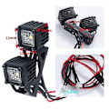 Miniatyrbilde 5 av 5: Modifiserte frontlykter Spotlights Biltopplys Bumperlys For Axial Scx10 Traxxas Trx4 Trx6 1/10 R