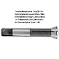 Miniatyrbillede 4 af 4: Slibemaskine Chuck M20 Gevind Slibemaskine Elastisk Spændetang Fastgørelse Udskiftning 122mm11mm