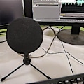 Miniatyrbillede 5 af 5: Aftagelig Speaking Easy Install Vlogging Lydisolering Støjreduktion Mikrofon Vindskærm Skjold Studio Sang