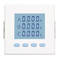 Miniatyrbilde 1 av 4: Digital 3-fase Energimåler Tester Elektrisk Strømforbruk Monitor Intelligent LCD AC220V 5A Amperemeter