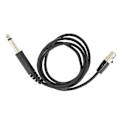 Miniatyrbillede 4 af 5: 3-Pin Mini XLR Hun til 6,35 mm Han Kabel 1 m XLR til 1/4\" Mikrofonkabel til Live Lydkort Mikrofon