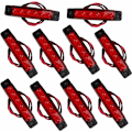 Miniatyrbillede 1 af 5: 10 Side Markering Lamper 12V 6SMD LED Forreste Bagerste Markering Lys til Trailer Lastbil Campingvogn Camper Van Lastbil Bus Båd Traktor Motor Rød